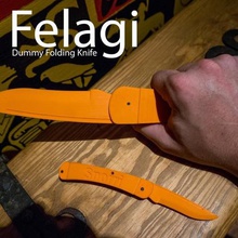 felagi -folding knife game arm blade bladed lock locking mecanism snorri arms weapon props 3d print model - Mito3D
