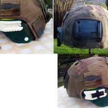 felin casco - modulare piastra di mich vari softair cosplay 3d print model - Mito3D