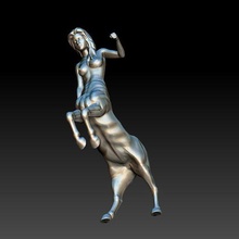 female centaur 001 art centaure cheval femelle mythologie fantaisie 3d print model - Mito3D