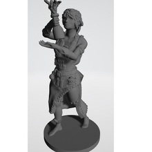 femme alchimiste de table jeu rôle miniature la femelle pathfinder d&d dessus 3d print model - Mito3D