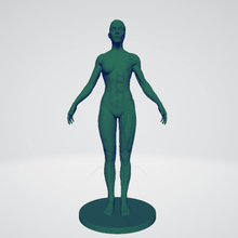 die weibliche Anatomie Kunst Frau darkradamanthys 3d print model - Mito3D