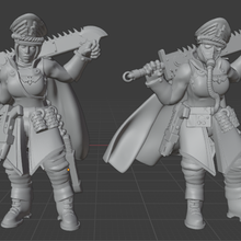 female commissar game tabletop wargamming warhammer40k wh40k 40k astra militarum imperial guard guards dkok death korps krieg 3d print model - Mito3D