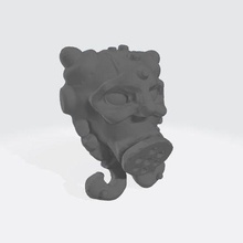 female dwarf skyfarer masks games 3d print model - Mito3D