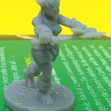 weiblich Schurke Spiel dnd Dungeons Drachen Mini Miniatur Tischplatte Wargaming Spielzeug Zubehör 3d print model - Mito3D