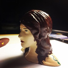 female face art 3d print model - Mito3D