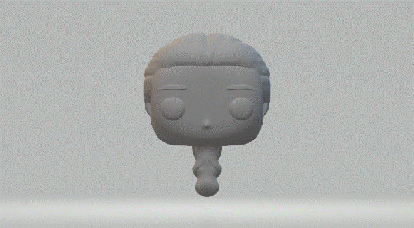 femelle tête 023 funko pop 3d print model - Mito3D