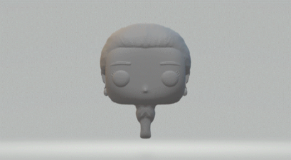 femelle tête 025 funko pop 3d print model - Mito3D