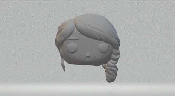 fêmea cabeça 041 funko pop 3d print model - Mito3D