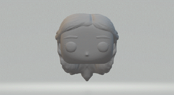 femelle tête 048 funko pop 3d print model - Mito3D