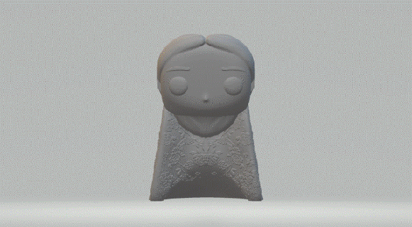 femelle tête 051 funko pop 3d print model - Mito3D