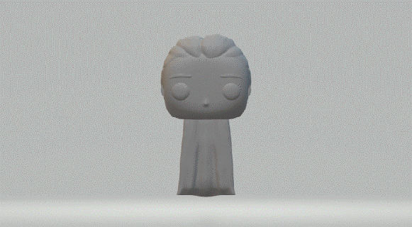 fêmea cabeça 055 funko pop 3d print model - Mito3D