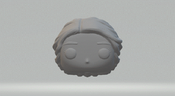 femelle tête 058 funko pop 3d print model - Mito3D