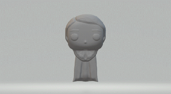 femelle tête 064 funko pop 3d print model - Mito3D