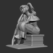 female model various sexy pose woman 3d print model - Mito3D