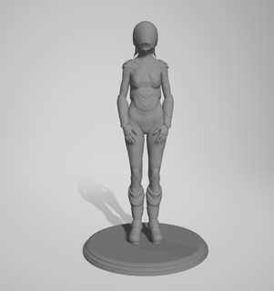 femmina sci fi donna 3d print model - Mito3D