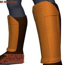 hembra espinilla armadura bk bo katan mandaloriano disfraz cosplay pierna plato mujer niña estrella guerras koska Reeves 3d print model - Mito3D