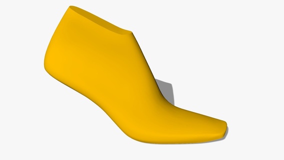 femmina scarpa scorso scarpe calzature lastfootwear lacci delle 3dshoe 3dfootwear design calzaturedesign sviluppo moda abbigliamento indossare stivale tacco tomaia pompe 3d print model - Mito3D