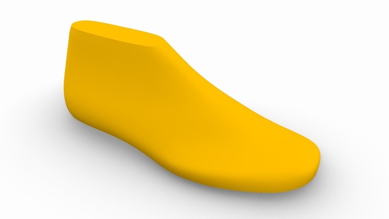 weiblich Schuh zuletzt Sneaker 3d print model - Mito3D