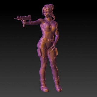 female survivor - rpg warhammer dnd 40k 3d print model - Mito3D