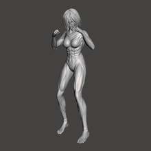 female titan 3d model game aot attack shingeki kyojin annie leonhart 3d print model - Mito3D