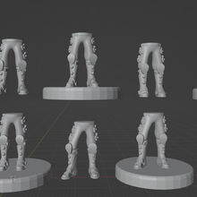 female variant martian shock troopers 3d print model - Mito3D