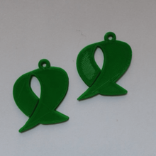 femminista pro scelta verde sciarpa aborto orecchini orecchino moda pendente gioielleria 3d print model - Mito3D