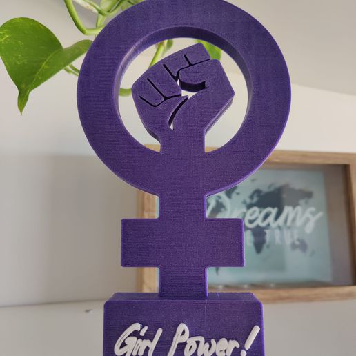 feminist symbol 3D print model - Mito3D