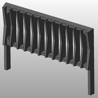 Zaun po 1 Architektur ussr architecture 3d print model - Mito3D