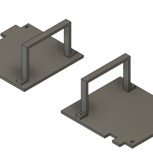 fence post enclosure - hp power supply plate 3d print model - Mito3D
