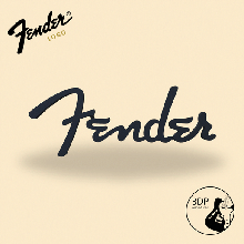 Fender Logo Schlüsselbund 3d print model - Mito3D