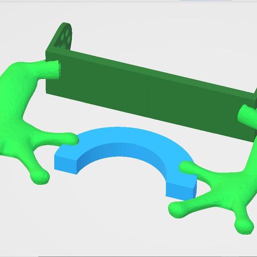pára choque guias selvagem sapo mbot Parachoque desafio projeto impacto proteção 3D print model - Mito3D