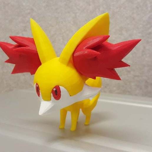 fennekin colorific gadget les jeux vidéo pokemon chiffres 3D print model - Mito3D