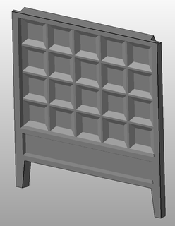 fense po-3 fence ussr ussr-architecture 3d print model - Mito3D