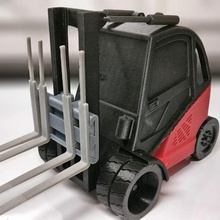 fenwick linde h40 chariot élévateur de pièces en mouvement jeu botw char elevateur xtremepower xtreme impression 3d 3d print model - Mito3D