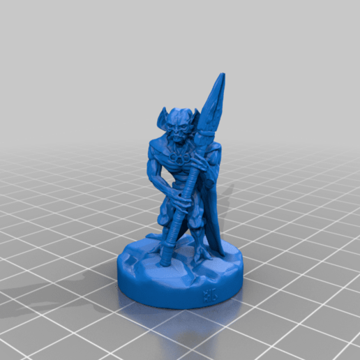 feral ratfolk hunter 28mm 32mm dnd mini miniature prop dungeon dungeons dungeonsanddragons and dragons frostgrave no supports pathfinder rpg support supportless tabletop game gaming ttrpg games 3D print model - Mito3D