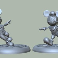 ferdie & morty stormtrooper star wars disney mickey mouse darth vader lucas 3d print model - Mito3D