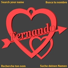 Fernando cœur Cupidon l'amour amour Saint Valentin jch saint valentin amoureux in journée 3d print model - Mito3D