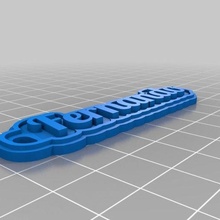 fernando Schmuck angepasst Schlüsselanhänger 3d print model - Mito3D