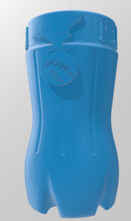fernetero vaso 1000ml 1 litro fernet cerveza barril 3d print model - Mito3D