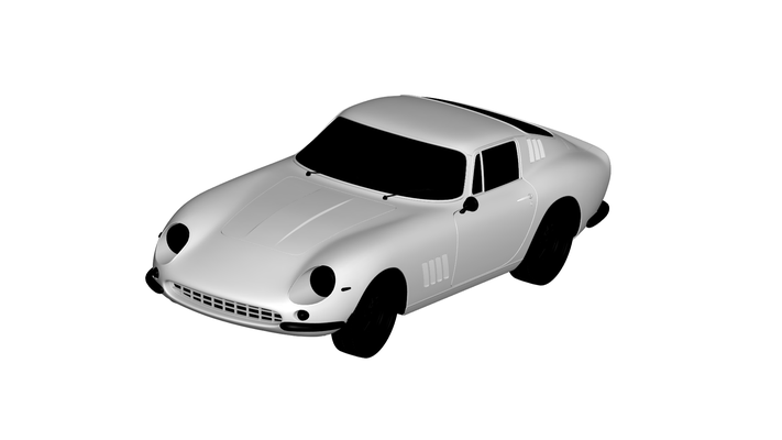 ferrari 275 jeu voiture auto véhicule transport rc ar vr prêt augmenté réalité virtuel car3d 3d print model - Mito3D