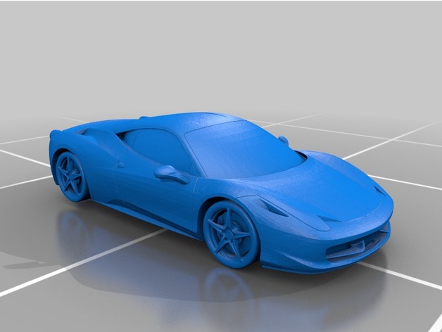 Ferrari 458 Italien Autos tunning Detail 3D print model - Mito3D