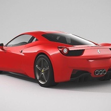 Ferrari 458 italie art voiture auto modèle analyse supercar hypercar Véhicules 3d print model - Mito3D