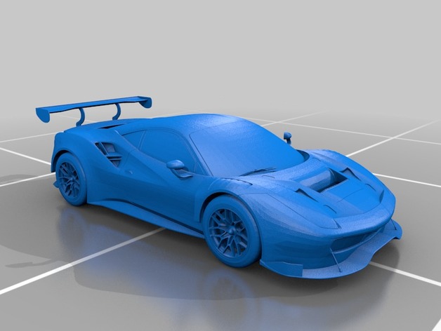 Ferrari 488 Autos tunning Detail 3D print model - Mito3D