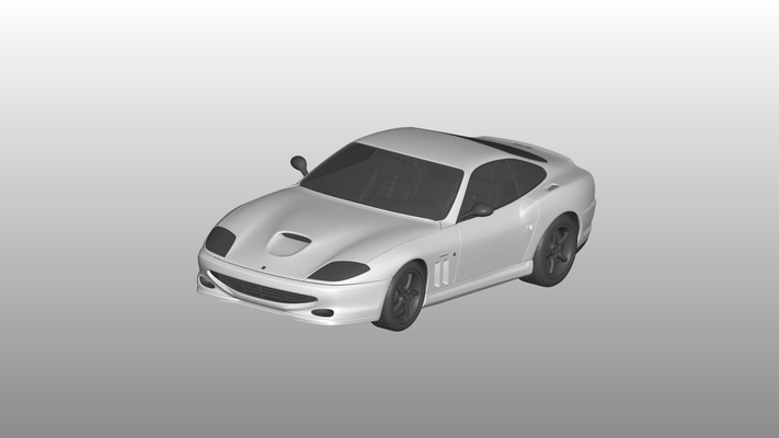 ferrari 550 jeu voiture auto véhicule transport rc ar vr prêt augmenté réalité virtuel car3d 3d print model - Mito3D