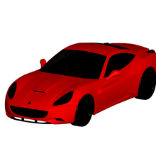 Ferrari Kalifornien 3d print model - Mito3D