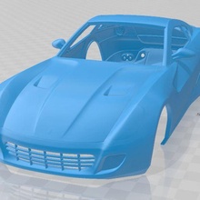 Ferrari Califórnia 2020 imprimível corpo carro jogos fenda escalextrico Tamiya rc miniz passatempo micro 3d print model - Mito3D