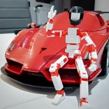 Ferrari Enzo evrim açık rc dayalı 3d print model - Mito3D