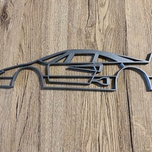 Ferrari f40 silhueta 3d print model - Mito3D
