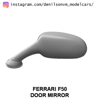 Ferrari f50 porta espelho 1 24 25 retrovisor 3d print model - Mito3D