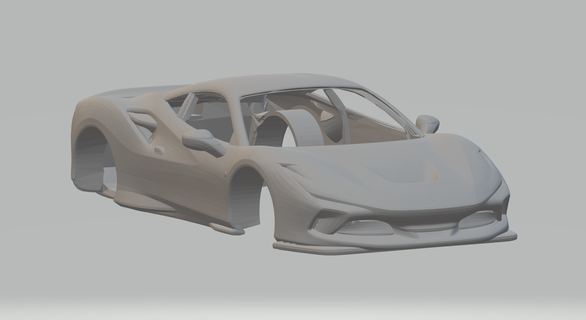 Ferrari f8 Tribut 3d print model - Mito3D